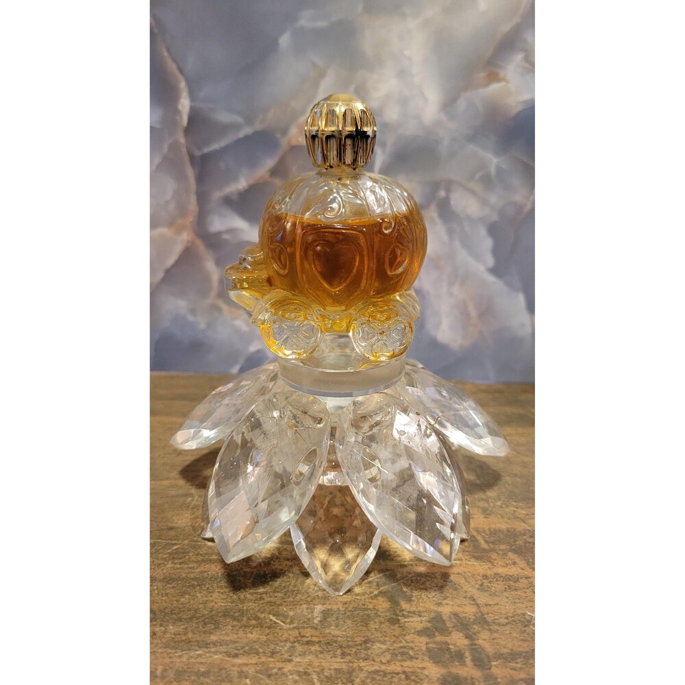 Vintage Avon Occur! Pumpkin Coach Cologne Decanter 3/4 Full - 1970s